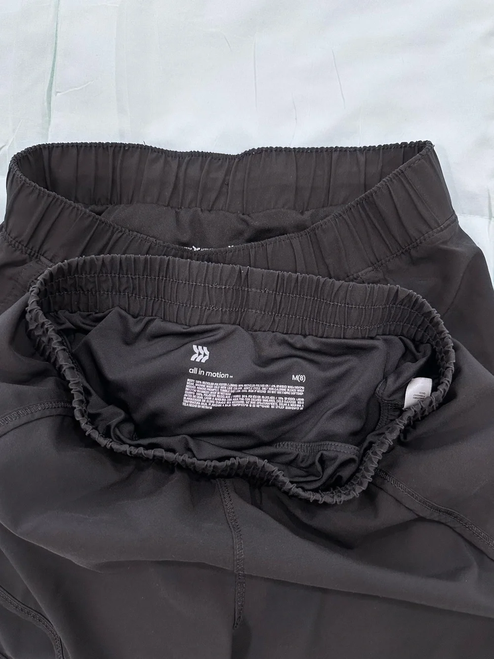 Girls Black Athletic Shorts